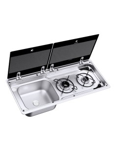 plan de cuisson compact 2 feux evier à gauche - dometic - Dometic - 4015704284973
