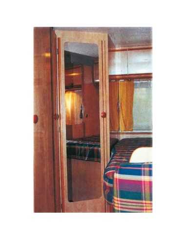 miroir acrylique adhésif pour porte de salle de bain - Générique - 3700628223856