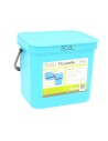 poubelle à suspendre 7 litres bleue - incasa - INCASA - 3700628229476