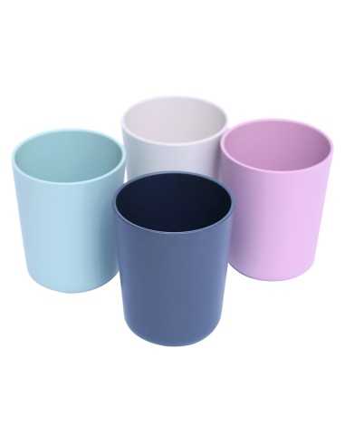 lot de 4 gobelets en pla - incasa - INCASA - 3700628272182