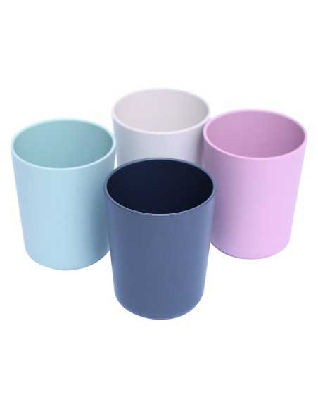 lot de 4 gobelets en pla - incasa - INCASA - 3700628272182