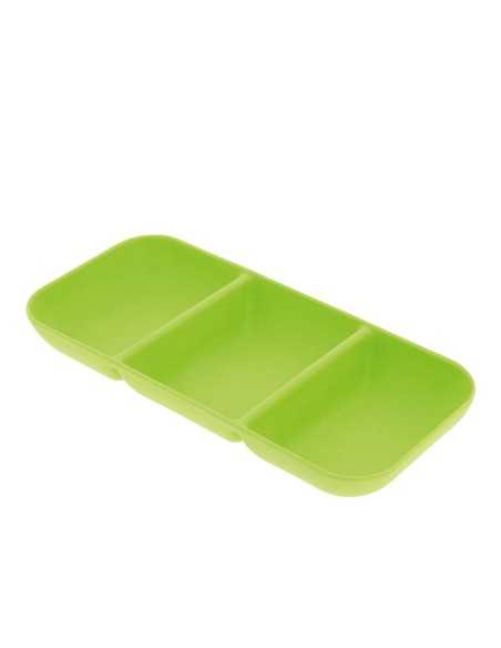 set apéritif 3 compartiments green - Générique - 3700628223283