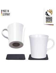 lot de 2 tasses en porcelaine magnétiques - silwy - Silwy - 4260439972507