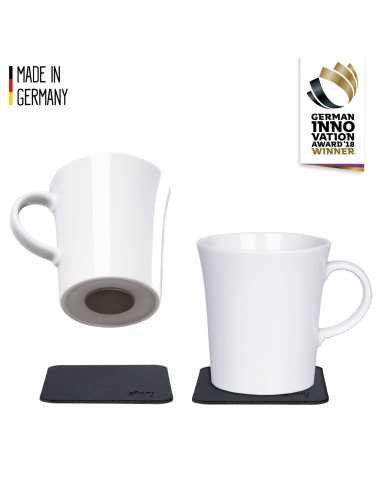 lot de 2 tasses en porcelaine magnétiques - silwy - Silwy - 4260439972507