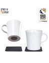 lot de 2 tasses en porcelaine magnétiques - silwy - Silwy - 4260439972507