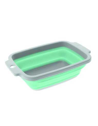 plat rectangle rétractable petit modèle vert - incasa - INCASA - 3700628252795