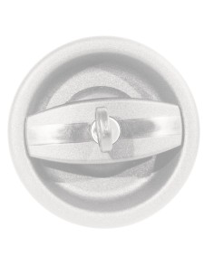 serrure plastique ronde blanche - zadi - Zadi - 3700628238492