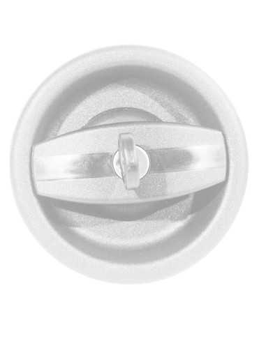 serrure plastique ronde blanche - zadi - Zadi - 3700628238492