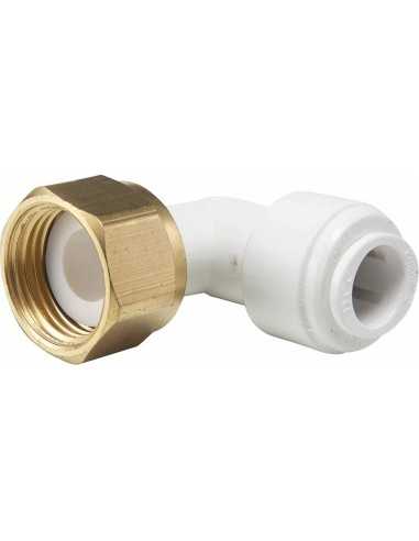 raccord équerre femelle écrou laiton diam. 12 mm - Générique - 8024827531723