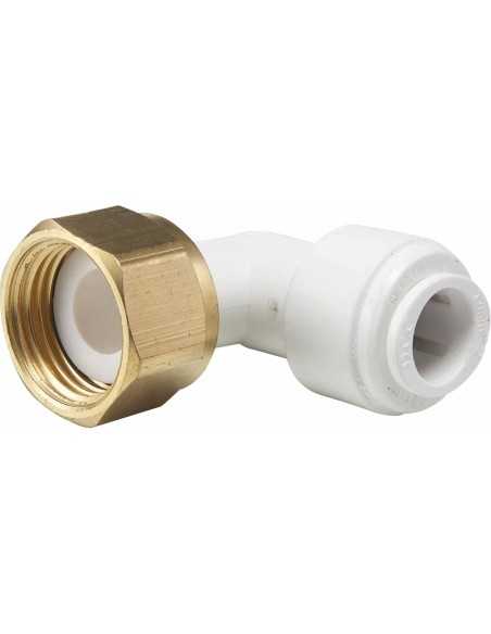 raccord équerre femelle écrou laiton diam. 12 mm - Générique - 8024827531723