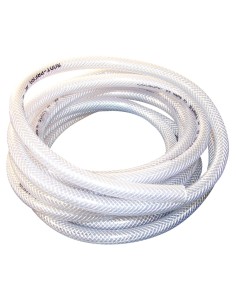 tuyau souple pvc armé diam. intérieur 10 mm / 2 m blanc - Générique -