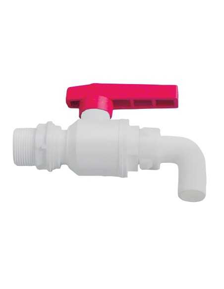 robinet de vidange sortie coudée 25 mm - Générique - 3700628239314