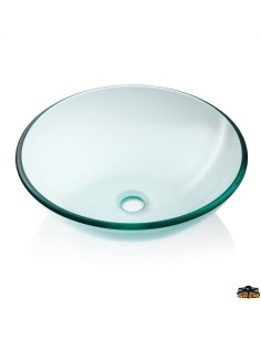 vasque semi-sphérique en verre transparent - trem - Trem - 8024827760116