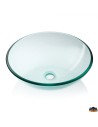 vasque semi-sphérique en verre transparent - trem - Trem - 8024827760116