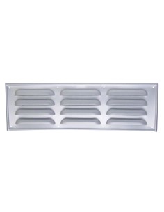 grilles en saillie en aluminium brossé 360 x 115 mm - Générique - 4056161005077