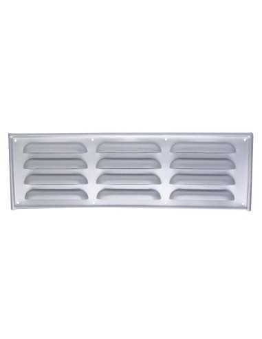 grilles en saillie en aluminium brossé 360 x 115 mm - Générique - 4056161005077