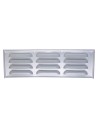 grilles en saillie en aluminium brossé 360 x 115 mm - Générique - 4056161005077