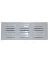 grille d'aération en aluminium laqué blanc 330 x 130 mm - Générique - 3606260507173