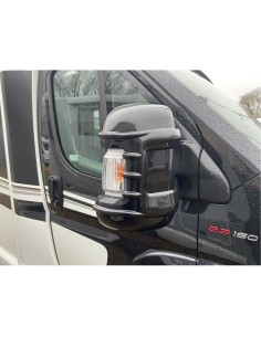 coques bumper de protection pour rétroviseur ducato, boxer et jumper à partir de 2007 - noir - milenco - Milenco - 5060101834657
