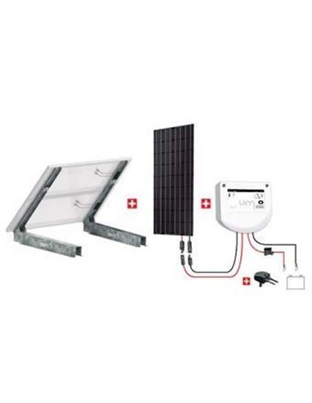 Kit Abris 300w - 12v - Régulateur Mppt - Support Basique - KIT ABRIS 300W  12V - UNITECK - UNITECK -