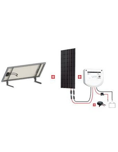 Kit Abris 100w - 12v - Régulateur Mppt - Support Basique - KIT ABRIS 100W 12V - UNITECK - UNITECK -