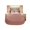 prêt à dormir all seasons lyocell et percale terracota 160 x 200 cm lit central - incasa 396481