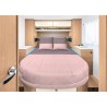 prêt à dormir art deco 160x200 cm lit central - incasa 396430