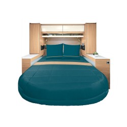prêt à dormir all seasons lyocell et percale capri 130 x 190 cm pan coupé droit - incasa 396507