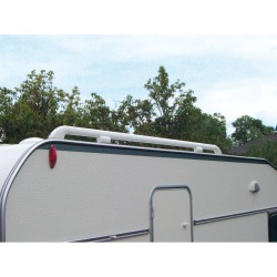 profil ovale pour galerie modulable aluminium laqué blanc - thule 395793