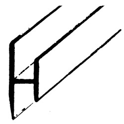 profil d'assemblage plat blanc 396837