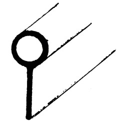 profil cache-découpe marron 396846