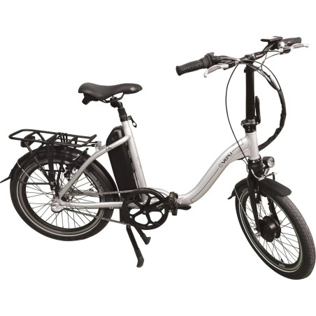 vélo à assistance électrique pliant folky gris 11ah - vepli 400301