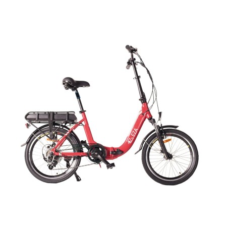 vélo à assistance électrique confort 20'' rouge 10,4ah - eza 396128