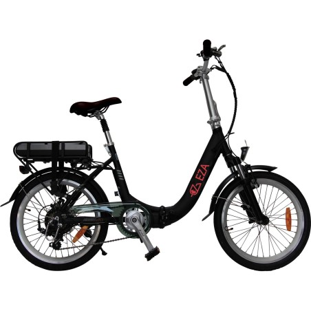 vélo à assistance électrique confort 20'' noir 10,4ah - eza 396129