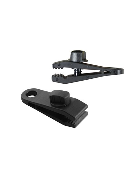 Jeu De 4 Clips De Type Pince Pour La Fixation Des Auvents Et Toiles. Ø0,27x8x3cm Benson - Générique - 8718375336878