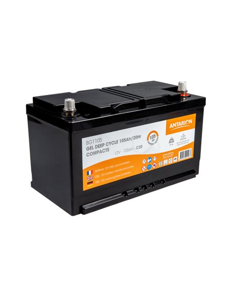 Batterie GEL COMPACT 105Ah ANTARION - Antarion - Antarion - 3700282204963
