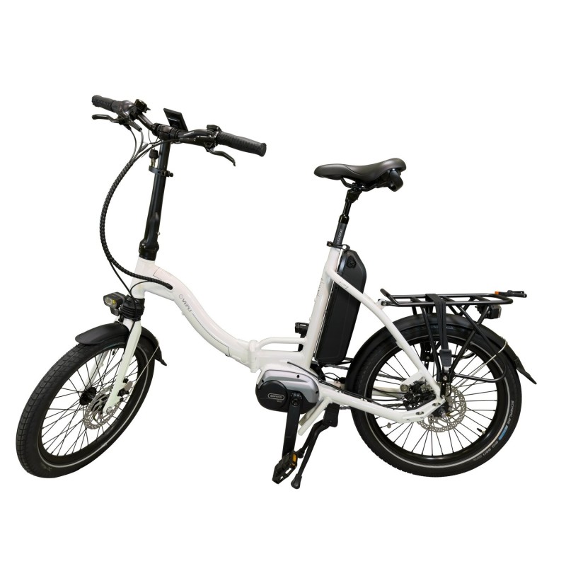 vélo à assistance électrique pliant juny blanc 17ah - vepli 396146