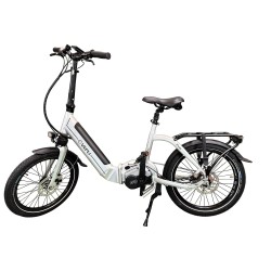 vélo à assistance électrique pliant muzy 20 gris 14ah - vepli 396154