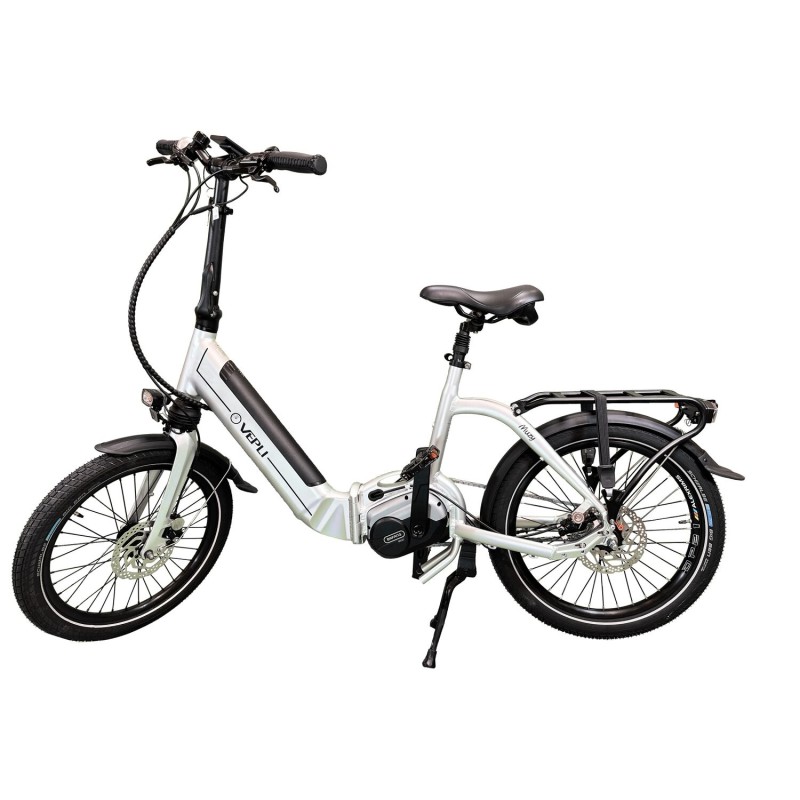 vélo à assistance électrique pliant muzy 20 gris 14ah - vepli 396154