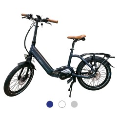 vélo à assistance électrique pliant muzy 20 blanc 14ah - vepli 396152