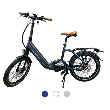 vélo à assistance électrique pliant muzy 20 blanc 14ah - vepli 396152