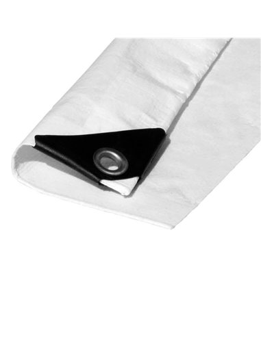 Auvent 5x8m Double Face. Couleur Blanc. Densité 90g/M² Edm - Générique - 8425998749991