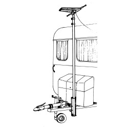 platine de fixation de mât 394841