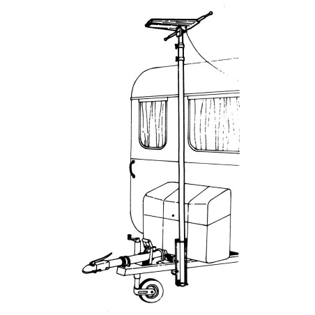 platine de fixation de mât 394841