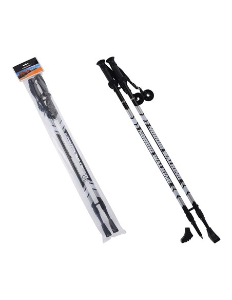 Jeu De 2 Bâtons De Trekking Extensibles 110-140cm Redcliffs - Générique - 8719407035059