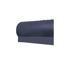 rideau de porte en similicuir 100 x 230 cm coloris bleu - curtina4u 400453