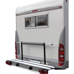 porte-moto silver pour véhicule avec porte-à-faux max. 1650 mm - alden 399489