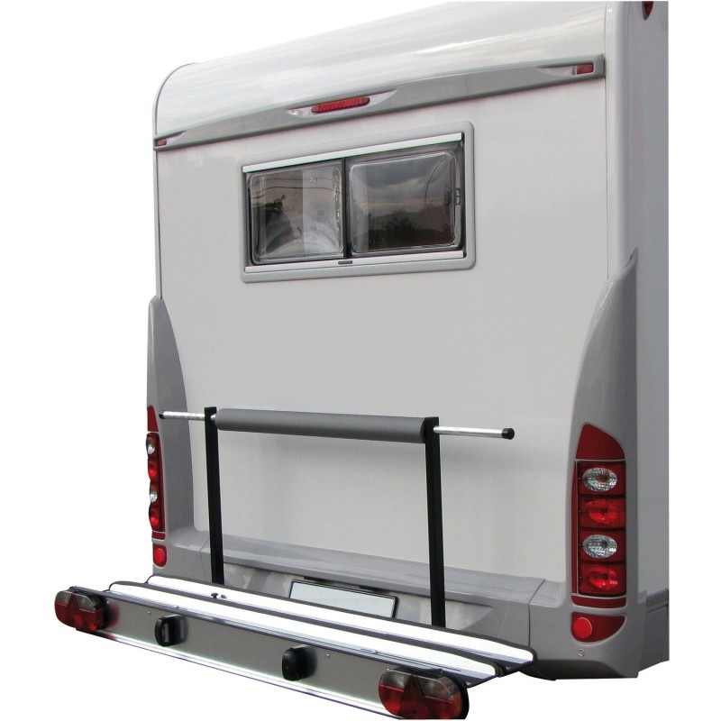 porte-moto silver pour véhicule avec porte-à-faux max. 1650 mm - alden 399489