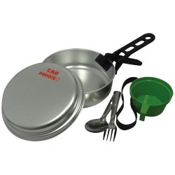 Popote alu scout 1 personne 7 pieces - CAO 345816