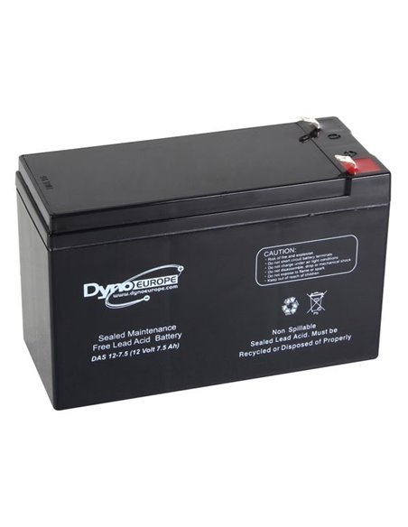 Accu acide-plomb 12v-7,5ah 151x65x99mm - TOOL LAND - 5415239001158